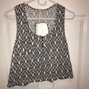 Patterned crop top